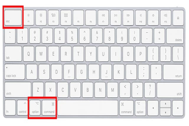mac delete key command